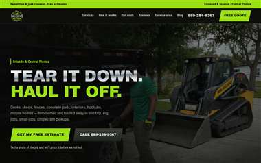 Brothers In Motion Junk Removal site preview