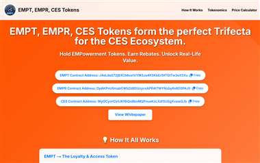 Empowerment Token site preview